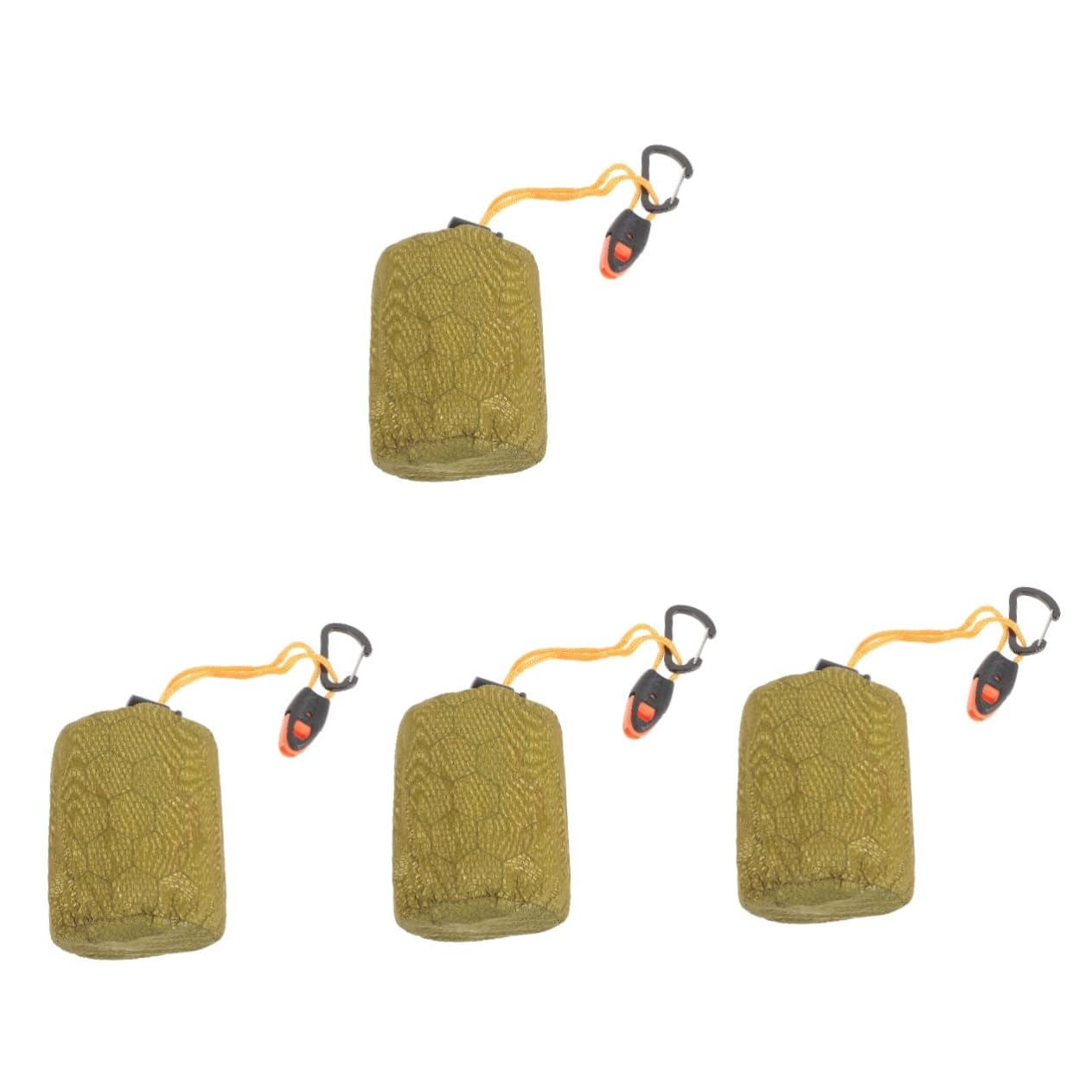 Toyvian PEDE ALLUMINUME PE Campo per Il Campeggio Sacco a Pelo Termico Leggero Campo in Camping Sacchi a Pelo di Sopravvivenza Sacco a Pelo Leggero PE Pellicola di Alluminio Verde