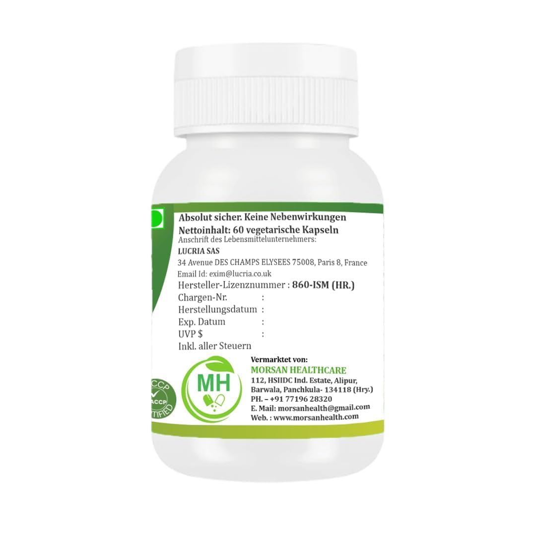 Mulethi (Radice di Liquirizia) Capsule, Estratto Puro di Radice di Liquirizia, Capsule Naturali e Vegane, Confezione da 240 g, Integratore per il Benessere