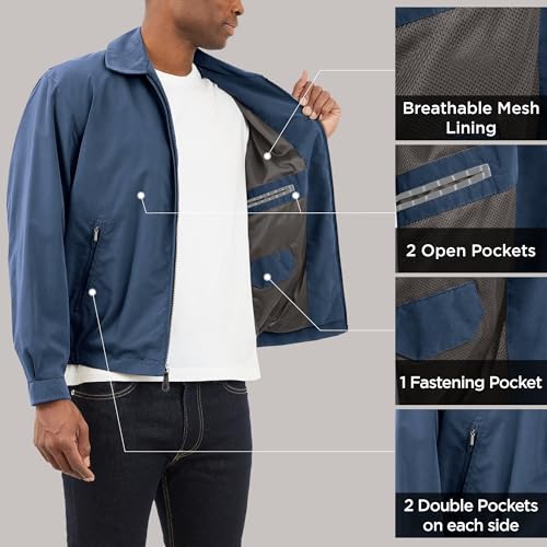 Image of London Fog Men's Auburn Zip-Front Golf Jacket
