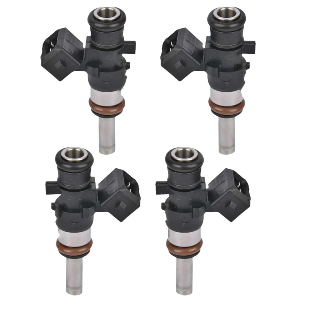 Fqqkma One Color Fuel Injectors 4Pcs 980Cc Fuel Injectors 0280158040 For E85 Ev14kt Nozzle Valve Petrol Auto Parts