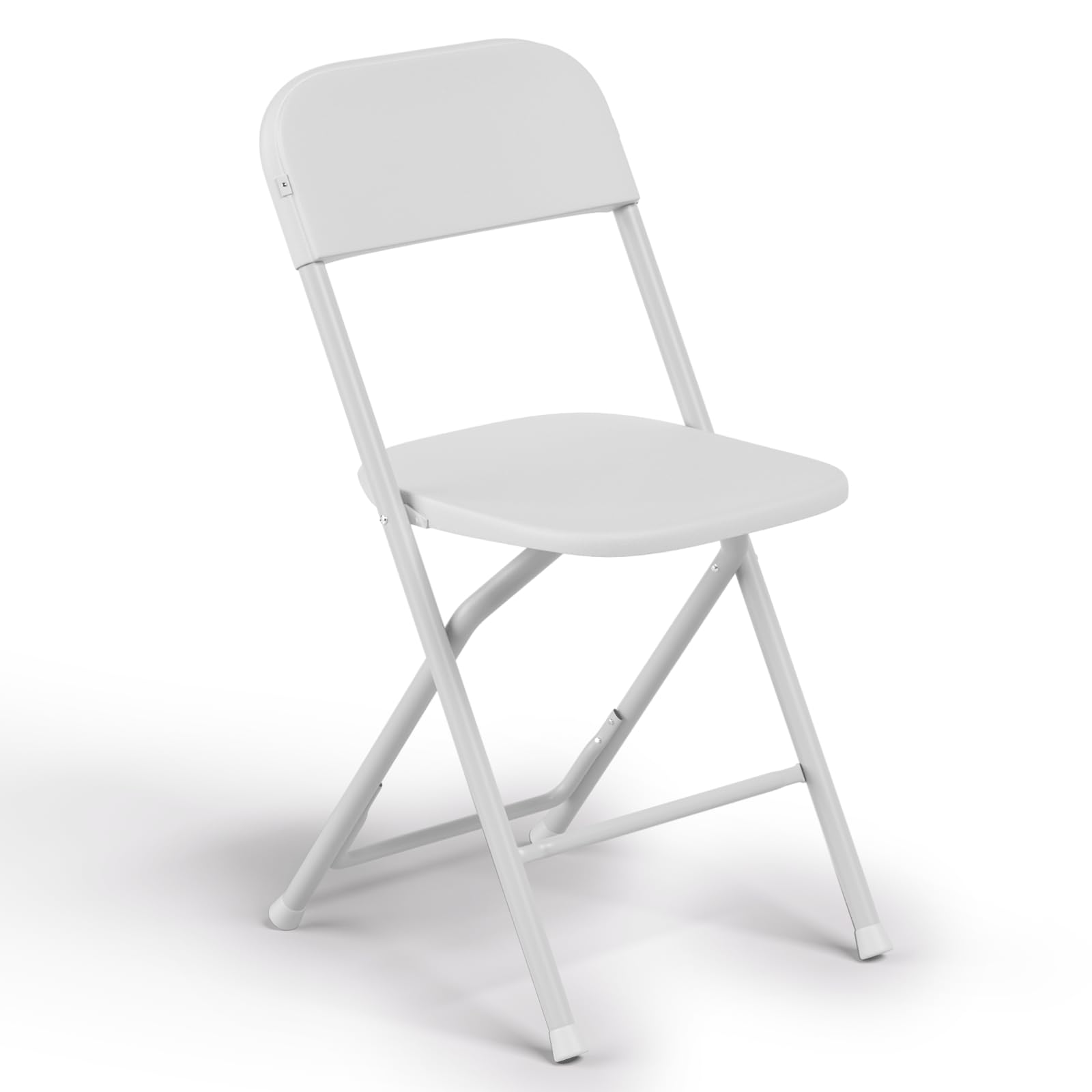 SFIHOME Folding Chairs 10 Pack, White Foldable Dinning Chairs for Wedding Parties Event Outdoor Indoor, Plastic Folding Chairs Lightweight Portable