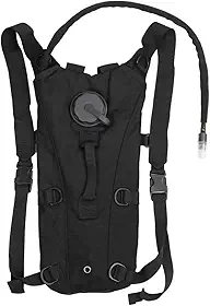 Mochila de Hidratação para Ciclismo e Trilha, Preta, com Reservatório de 3 Litros, Sistema de Hidratação, Alças Ajustáveis