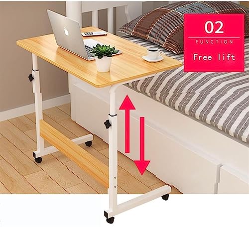 Bureaux d'ordinateur portable overbed assis debout réglable jaune