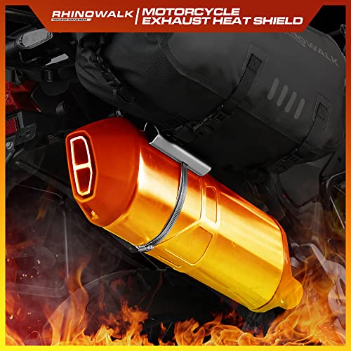 Alforjas para motocicleta Rhinowalk con protectores térmicos 48 L miniatura 4