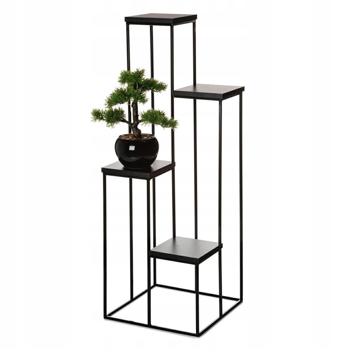 Kwietnik metalowy 4 poziomy nowoczesny loft 110 cm