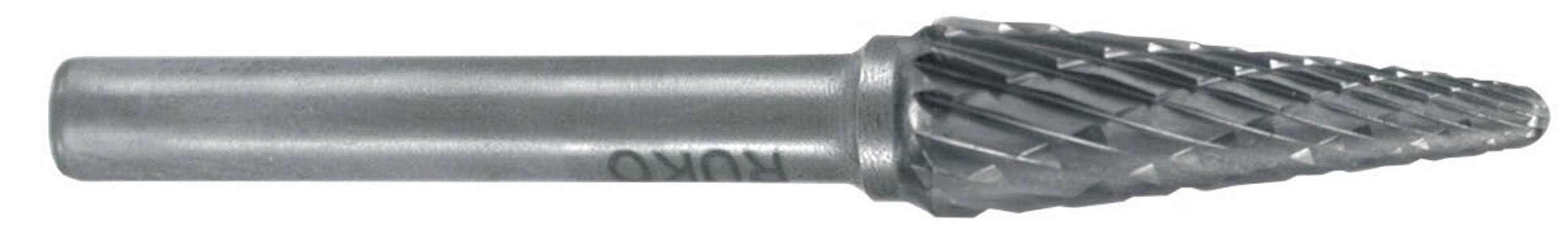 Fresa In Metallo Duro RUKO 116020 Forma C Semisferica - 6x58 Mm Per Lavorazioni Di Precisione - Foto 8