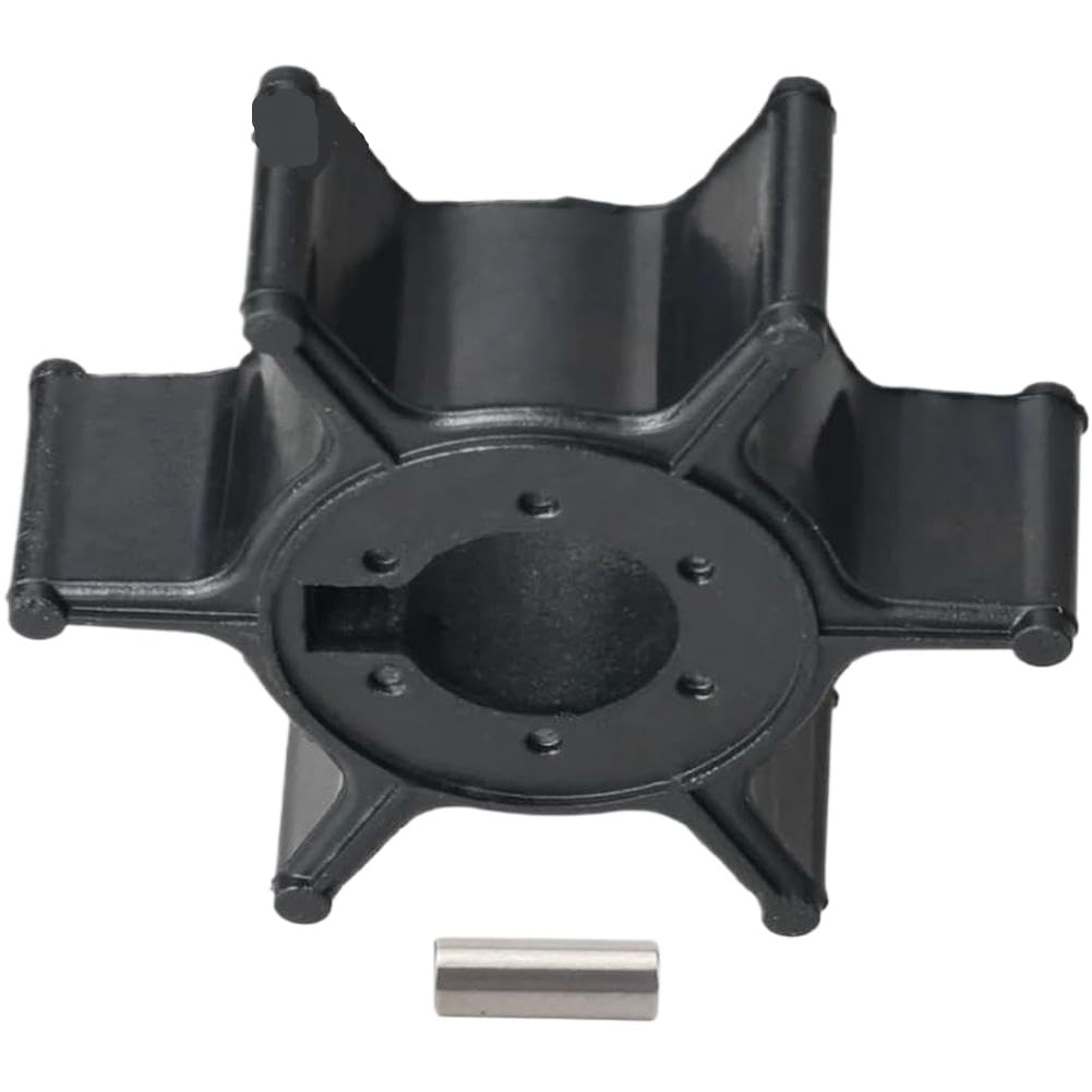 Girante e chiave della pompa dell'acqua compatibili con i modelli fuoribordo a 2 tempi e 4 tempi 4, 5 e 6 – Sostituisce i codici 6E0-44352-00, 19211-ZV0-003, 93604-18080-00, 18-3073