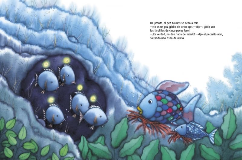 El pez Arcoíris y la cueva de los monstruos marinos (El pez Arcoíris) (Cuentos infantiles)