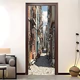 [Parfait Autocollant Porte – Taille] : Nos autocollants de porte et portes murales décoratives mesurent 83 × 205 cm. Pour une installation simplifiée, chaque sticker de porte est prédécoupé en deux bandes de 41.,5 × 205 cm, parfaitement ajustées une fois posées. Pour un design de porte personnalisé, un mur adhésif sur mesure ou un poster de porte décoratif, n’hésitez pas à nous contacter