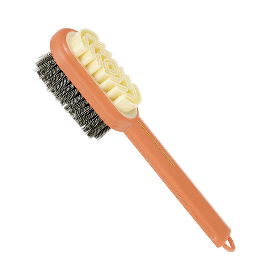 HASTHIP® 2 in 1 Suede Shoe Brush, Rubber Eraser, Soft Bristles