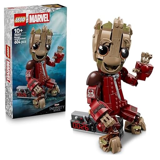 LEGO | Marvel Groot con Traje de Saqueador - Juguete de Superhéroes para Coleccionar - Decoración del Dormitorio - Regalo de Cumpleaños para Niños de 10+ Años y Fans de Guardianes de la Galaxia 76341 | Ya disponible en tu tienda friki favorita! En mundofriki.es!