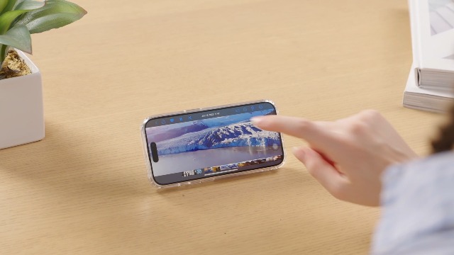 Lamicall Supporto Magnetico Per Cellulare Magsafe 2024 - Anello Da Dito Sottile Con Cinturino In Pelle, 360° Rotazione Per IPhone E Android - Foto 14