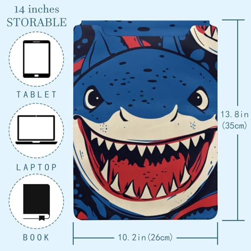 Housse ordinateur portable Shark évite les rayures de coque grâce au velours Celvet - 4