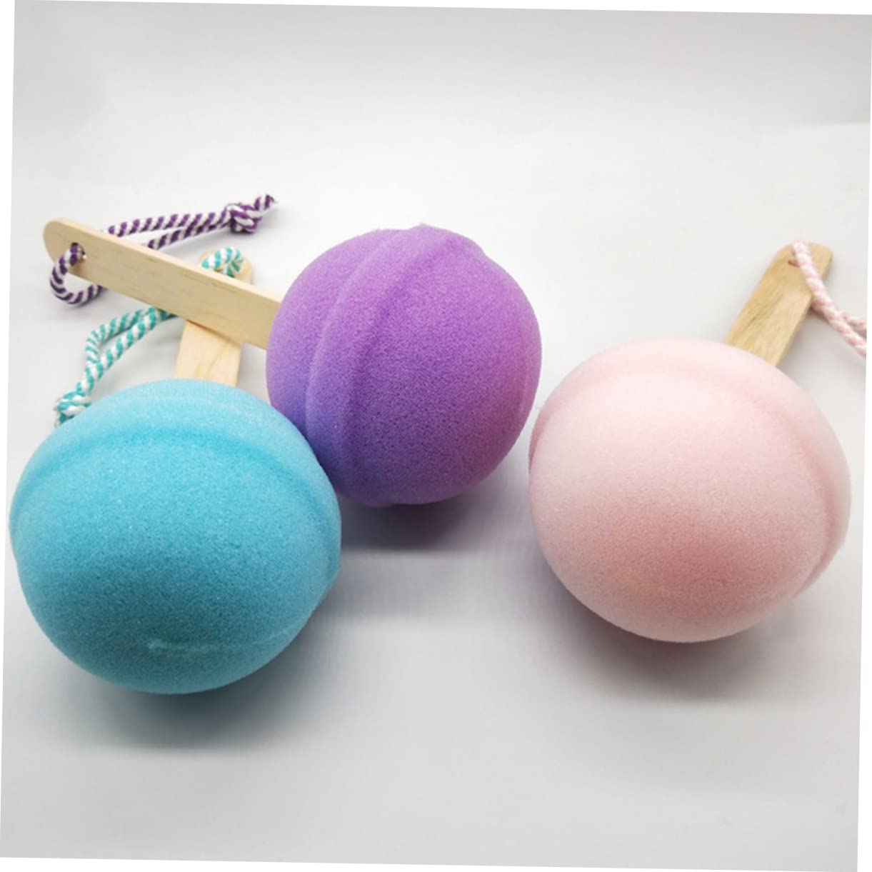 Beavorty 16 Piezas Esponja Limpiadora De Baño Depurador De Baño Equipo Para Perforar La Oreja Ropa Potenciadora De Aroma Toalla De Cuerpo Para La Lavadora Madera Esponja Vegetal