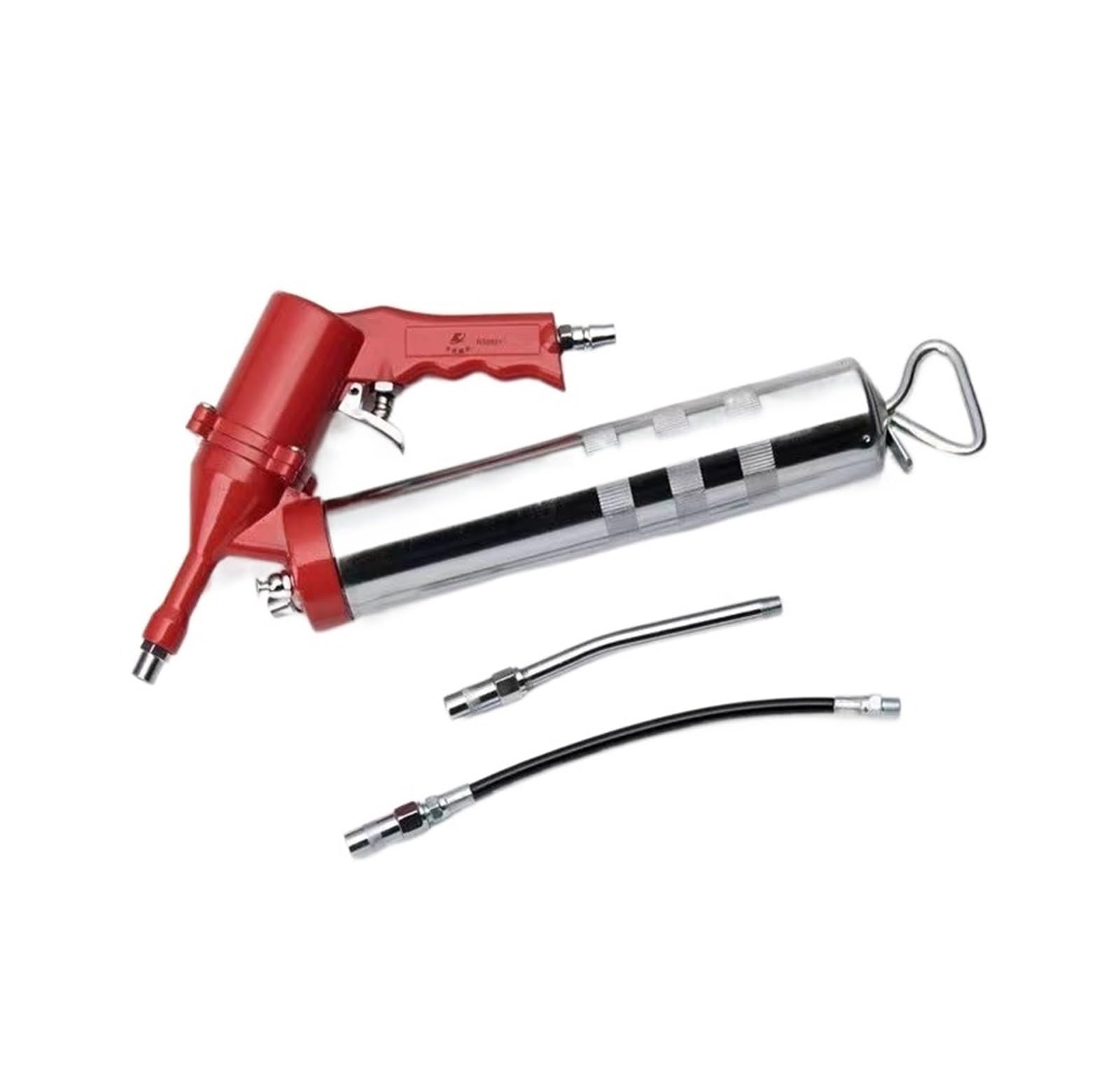 LYMFE Grease Gun, Grease Gun with Heavy Duty Handle 400CC Pneumatic Grease Gun, Portable Pneumatic Compressor Pump, Grease Gun