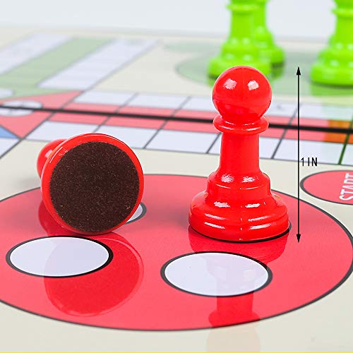 KIDAMI Juego de Mesa Ludo Magnético Plegable Ligero miniatura 5