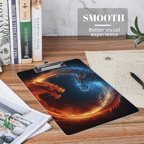 Porte-bloc décoratif en acrylique rigide de qualité supérieure design dragon - 5