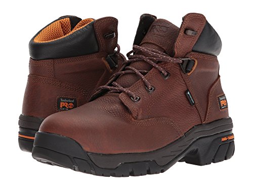 Image of Timberland PRO Men's Helix 6 inch Alloy Safety Toe Waterproof Industrial Boot, Brown, 5.5 Wide