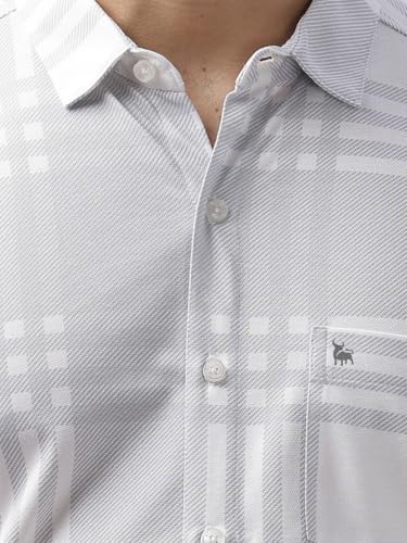 Image of BULLMER Trendy Regular Fit Striped Causal Full Sleeve Shirt for Men.