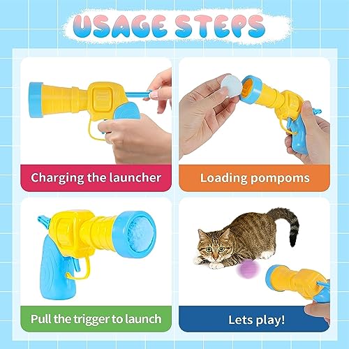 WACURRENTHYD Interactive Cat Toy Launcher Set - Image 3