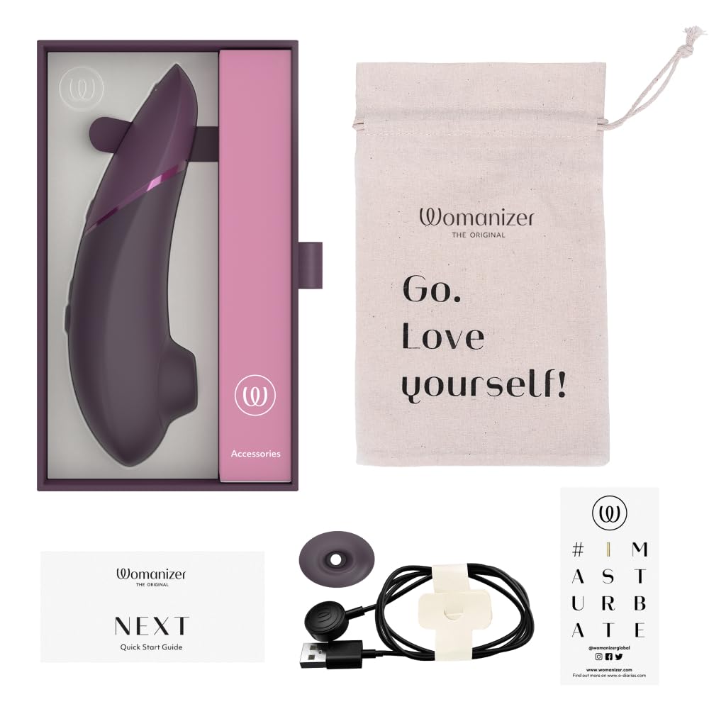 Womanizer Next Stimolatore per Clitoride 3D Pleasure Air – Vibratore Risucchio per Donna e Coppie – Sex Toy con 14 Modelli di Vibrazione – Impermeabile – Ricaricabile | Viola