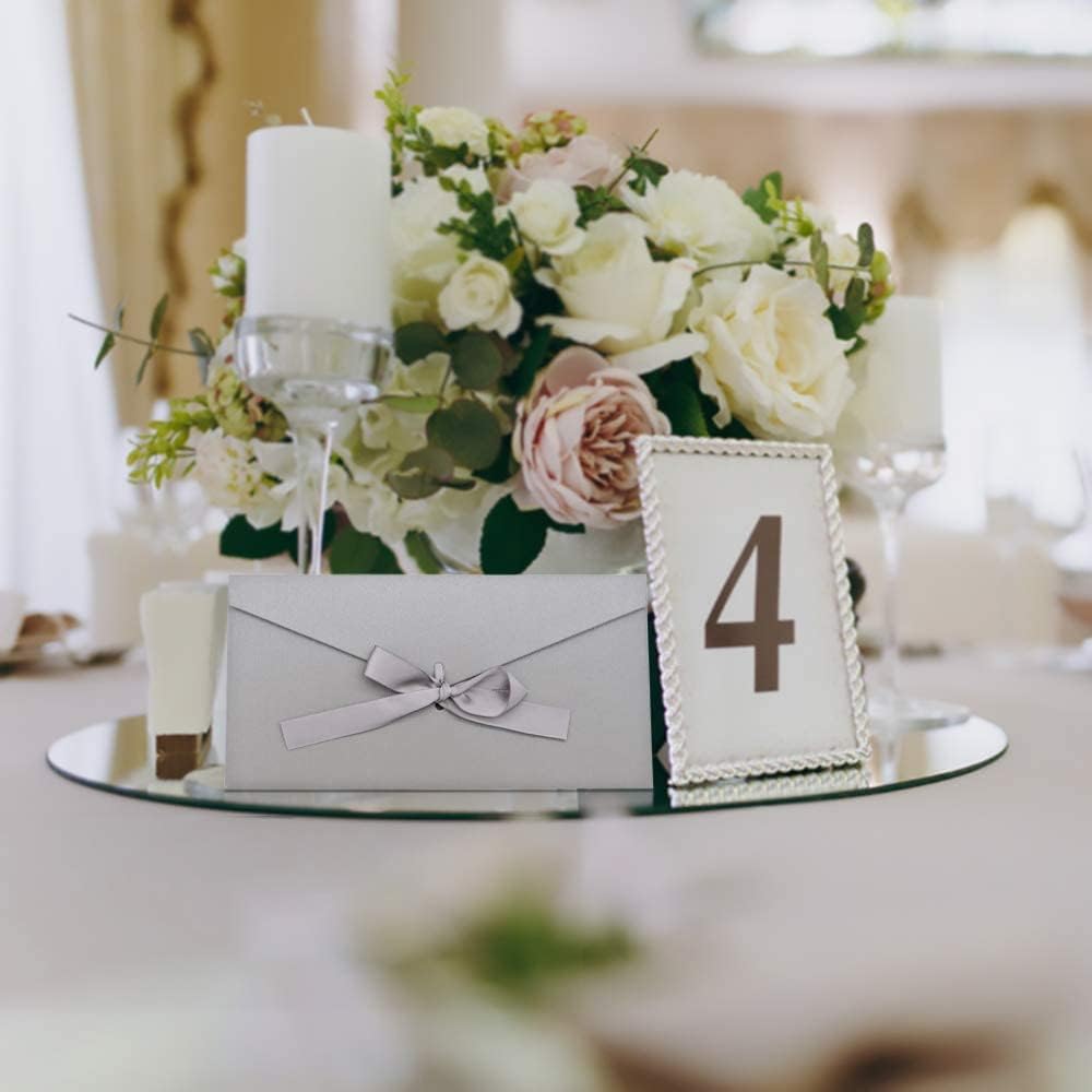 Buste di Carta Kraft Retrò 22x11cm 24 Pezzi 12 Colori per Inviti Matrimonio