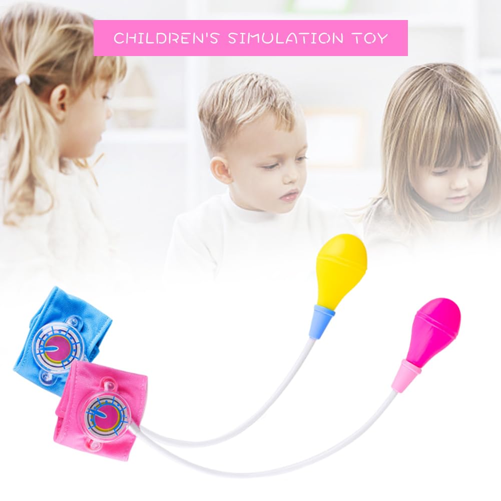 Jouet Tensiomètre | Jouet d'apprentissage Éducatif Médical Stéthoscope | Ensemble De Docteur | Jeu De Rôle en Soins Infirmiers | Jeu De Simulation | pour Garçons Filles 38*20 Cm
