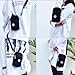 JANKS Small Crossbody Bags for Women Mini Cell Phone Purses with Crossbody Strap Phone Wallet Shoulder Bag Nylon Arm Bag for Women