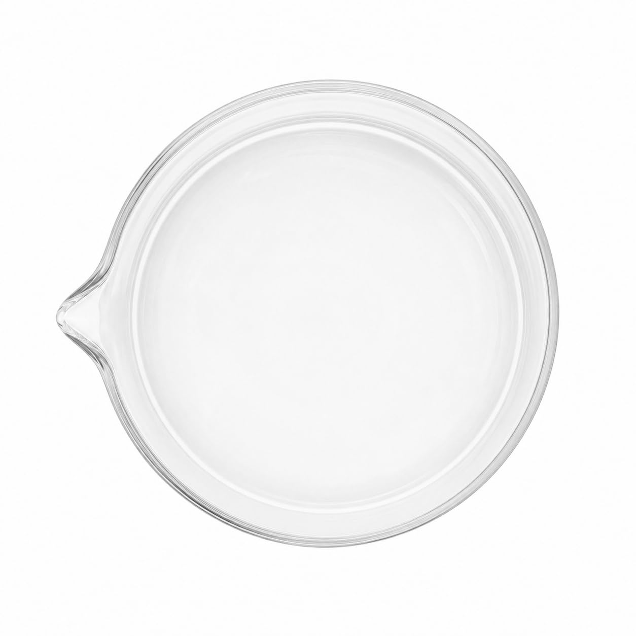 Borokrzemowy Krystalizator Szklany Wylewka Płaska Podstawa-300mm