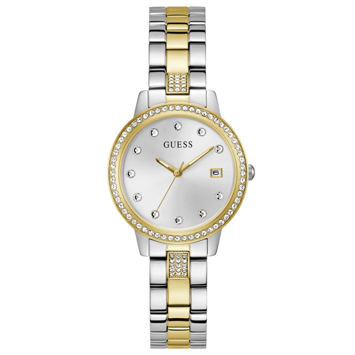 GUESS horloge W0799G1 zilver kopen? | Morgen in huis