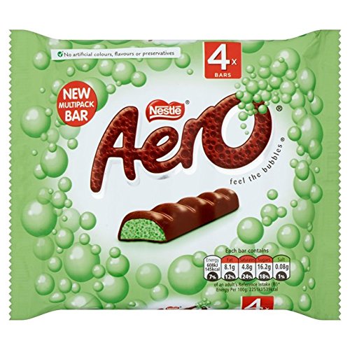 Aero Peppermint Bubbly Bar Multipack 4 x 27g