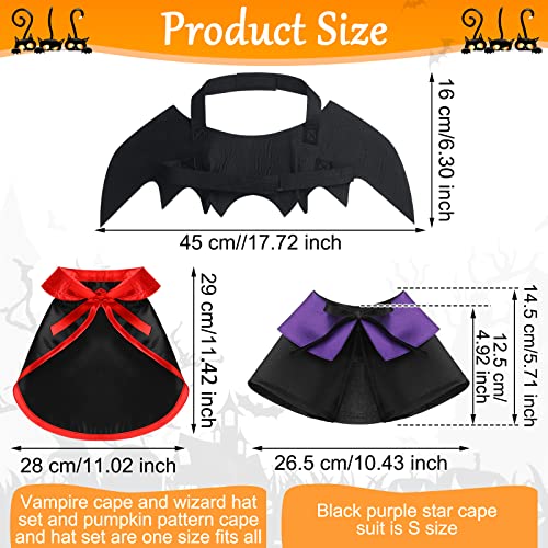 Set de disfraz Halloween 6 piezas para mascotas Small miniatura 3