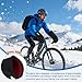 Brobear Road Bike Handlebar Gloves, Windproof & Waterproof Handle, Pogies Keep Your Hands Warm at All Times While Biking, Suitable for All Road Bikes, The Handlebar Cover Fixing Hole is 2.17 in