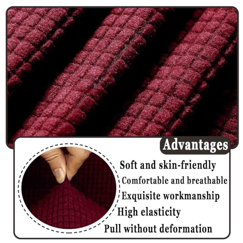 Housse canapé d'angle 5 places protection fauteuil inclinable