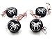 Soundstream TWS.3N 110 Watts 1-Inch PEI Dome 4 Ohm Tweeters,Black and Silver