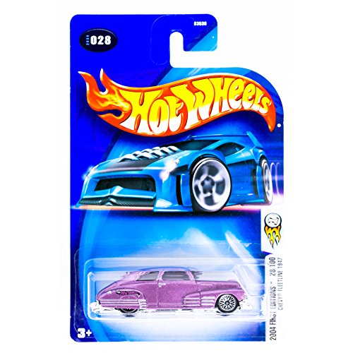 Mattel Hot Wheels 2004 First Editions 1:64 Scale Purple 1947 Chevy Fleetline Die Cast Car #028