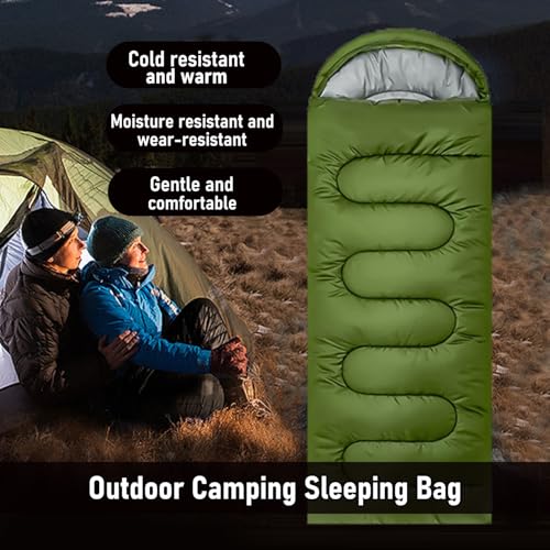 Sleeping Bag for Camping,Comfortable Adult Blanket, Small Packed Size, Ultralight Carry Bag, Soft, Thick and Warm, for Outdoor Camping, Travel, Hiking. - Image 6