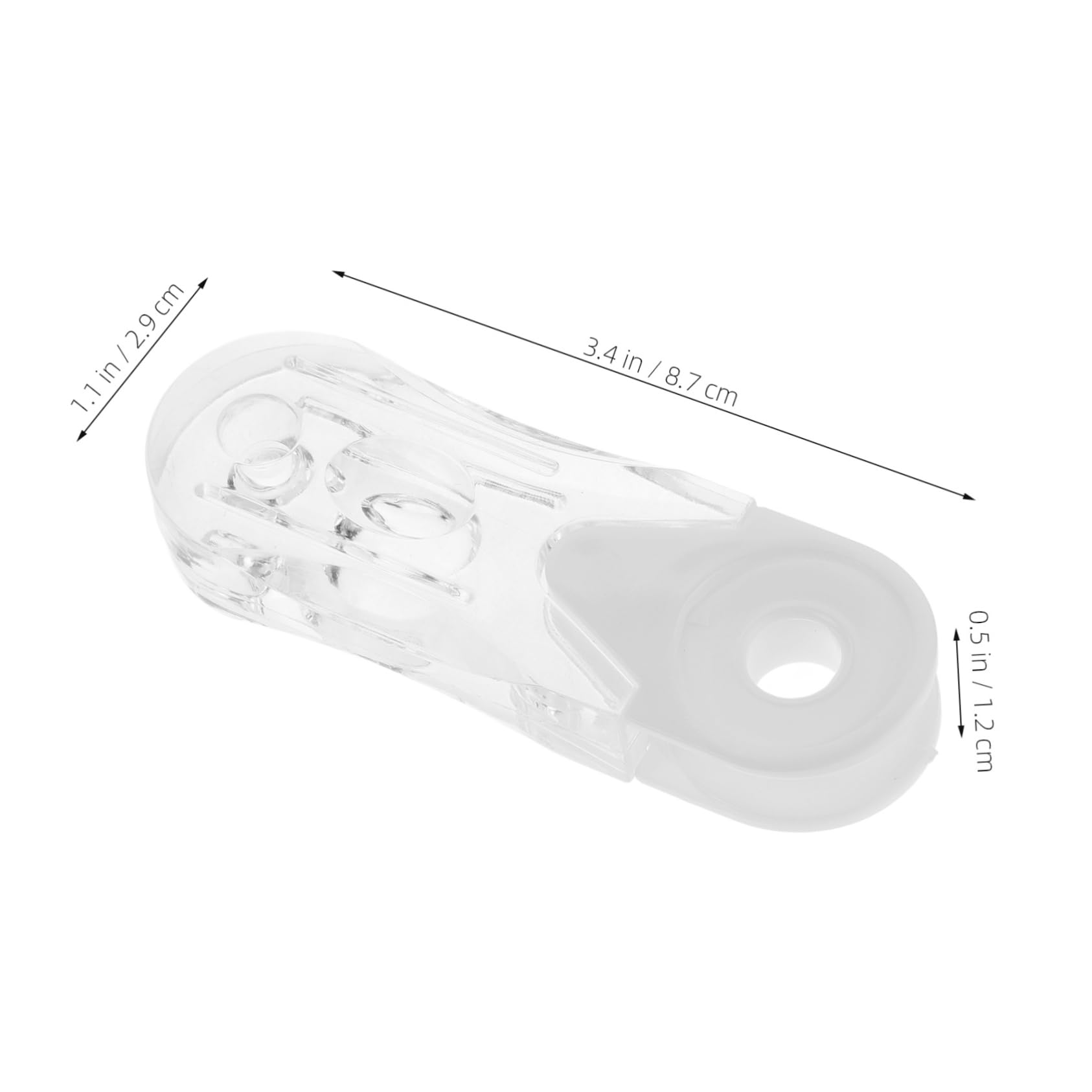 HOLIDYOYO 8Pcs Curtain Handle Brackets for Blinds Stylish Replacement Parts for Window Treatments Durable Easy to Install Compatible with Various Curtain Styles for Home Decor