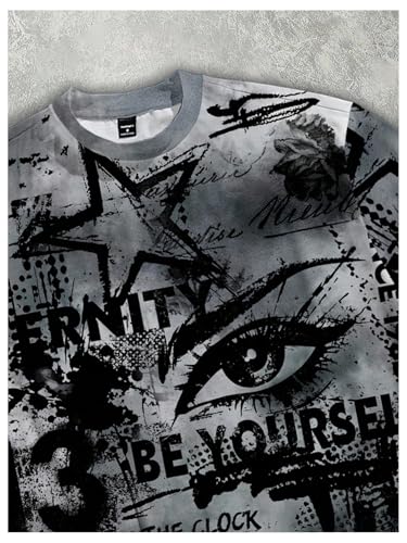 SOLY HUX Men's Graphic T Shirts Crew Neck Short Sleeve Hip Hop Novelty Tee Tops Streetwear3