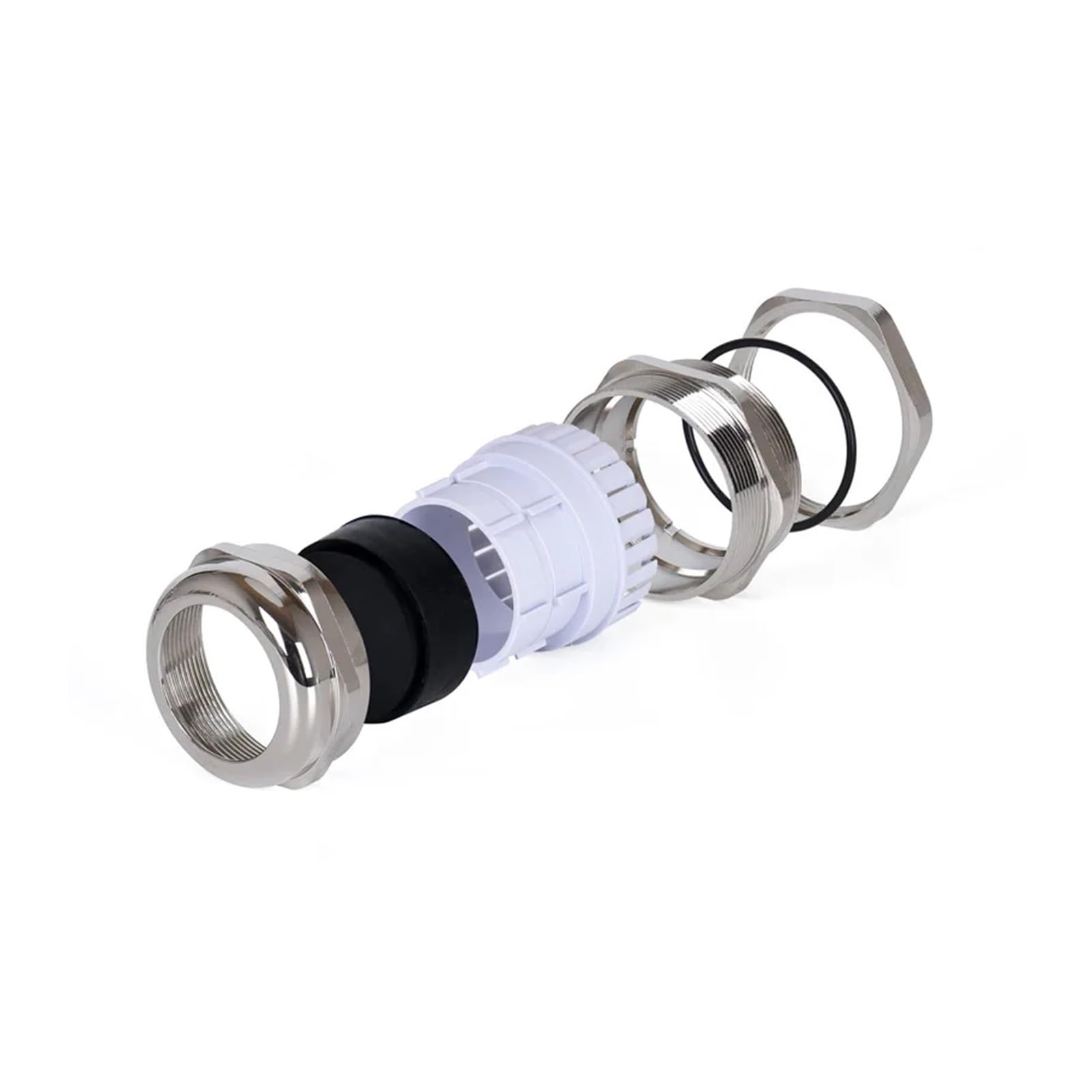 10 Uds prensaestopas de Cable acero inoxidable 304 IP68 conector impermeable Grand Head(NCM100)
