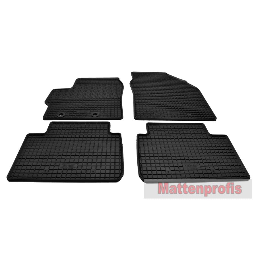 Gummimatten Gummifussmatten geeignet für Toyota Yaris/Hybrid Cross ab Bj. 2020, schwarz