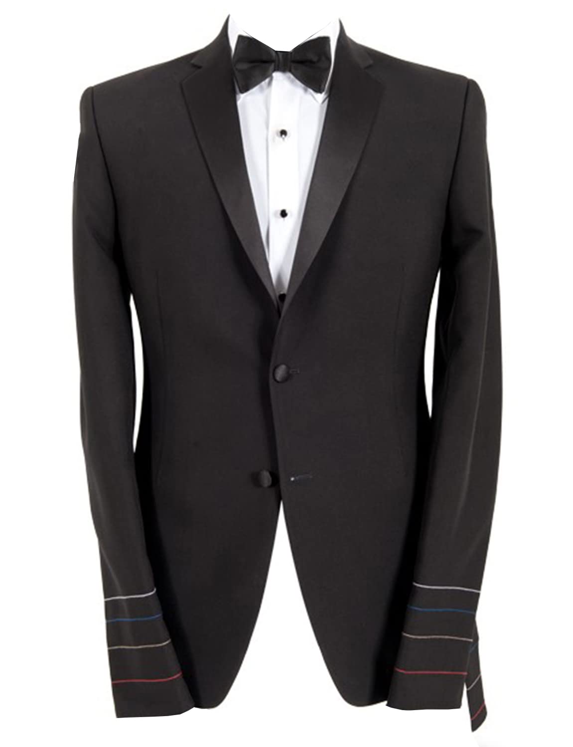 Uomo Vestito 2 Pezzi Quotidiano Formale Due Bottoni Notch Risvolto Giacca e Pantaloni