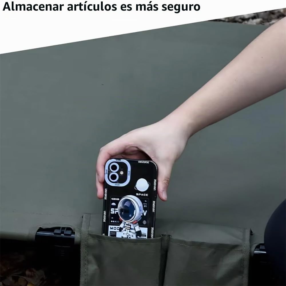 NEWFUN Cama Plegable Camping, 190 × 65 × 16 CM, Capacidad de Carga de hasta 150 kg, Apta para Viajes al Aire Libre, Acampadas, Senderismo, Montañismo y Excursiones Ligeras con Mochila