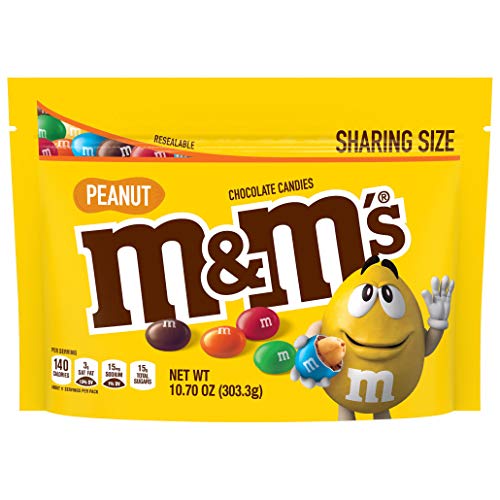 Mars M&M's Peanut Milk Chocolate Candies Sharing Size, 303.3g - Price ...
