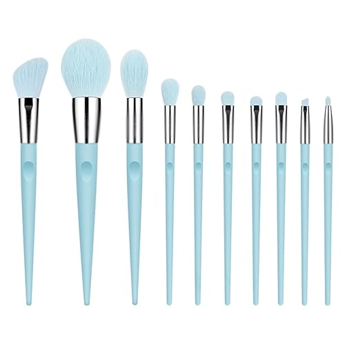 Miniatura 1 de TREXD - Juego de 10 brochas de maquillaje profesional de belleza para maquillaje en polvo, base de sombra de ojos, herramienta cosmética