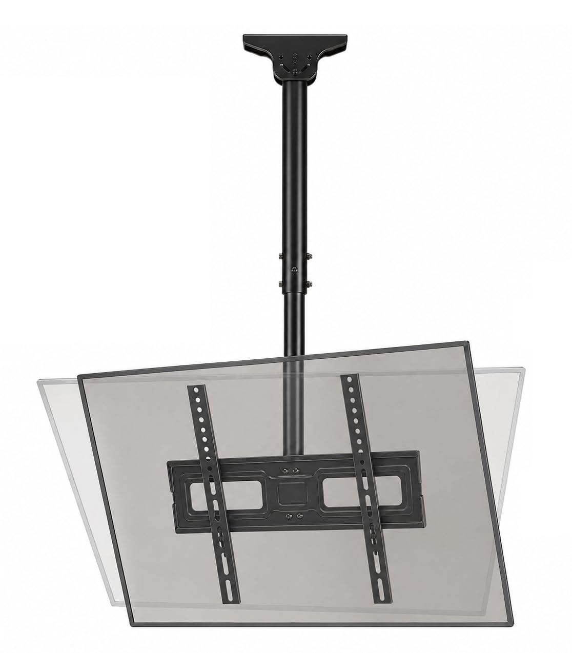 BIG VUE Heavy Duty Led TV Ceiling Mount Adjustable Bracket Fits 32-75 Inch LCD LED 4K TVs, Flat & Curved Screen Display, Adjustable Height Telescoping Tilt and Swivel | Holds Up to 99 lbs-image-19