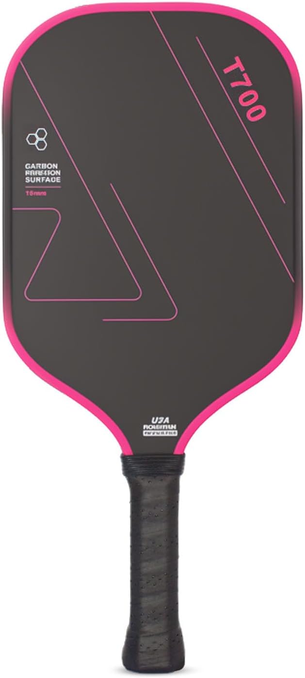 Pickleball Paddle - Carbon Fiber Surface, Lightweight, Anti-Slip Grip, Durable, Suitable for Beginners & Intermediate Players