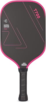 Carbon Fiber Pickleball Paddle, Lightweight Pickleball Paddle with Textured Surface, Honeycomb Core and Comfortable Grip, for Beginners and Intermediate Players