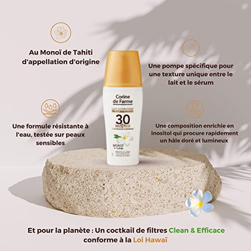 Corine de farme lait hydratant protège & spf30 150ml - vue 4