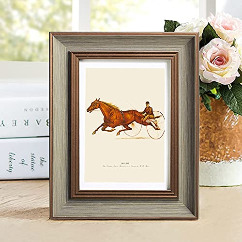 �������̃M�t�g�̂��߂̃A�����J���X�^�C���̃��g���Ȋz��DIY�f�X�N�g�b�v�A�[�g�̑����z���N���V�b�N�t�H�g�t���[��7�C���`-12.7x17.8cmF